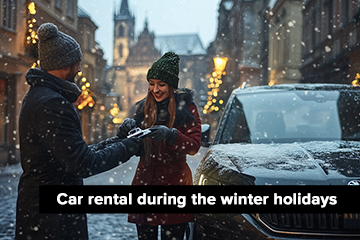 Car rental during the winter holidays