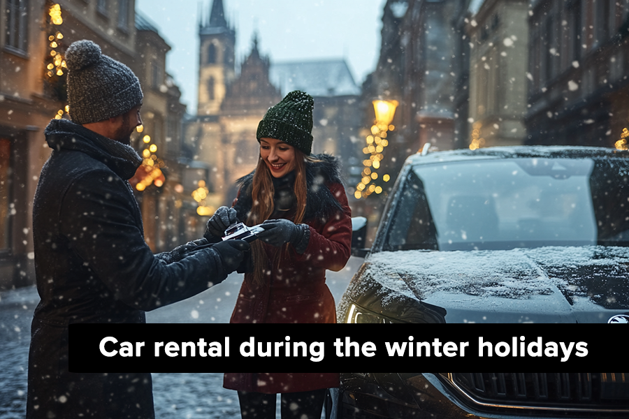 Car rental during the winter holiday